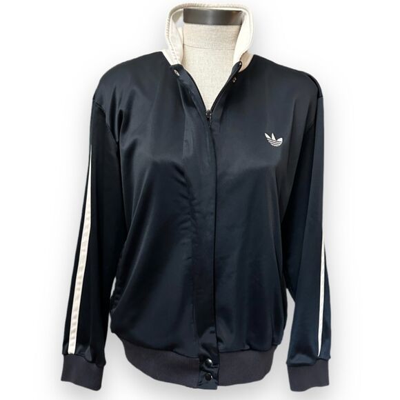 Rare Vintage 70s Adidas Trefoil ATP Arnel Track Jacket Made in USA - Picture 7 of 17